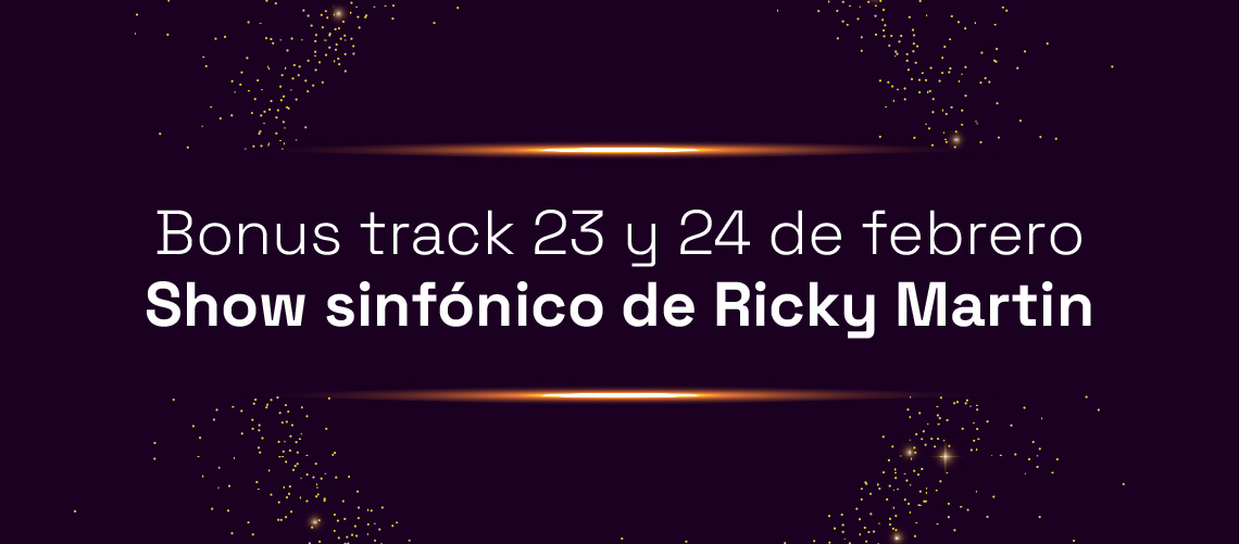 Comprar entradas Ricky Martín 2023
