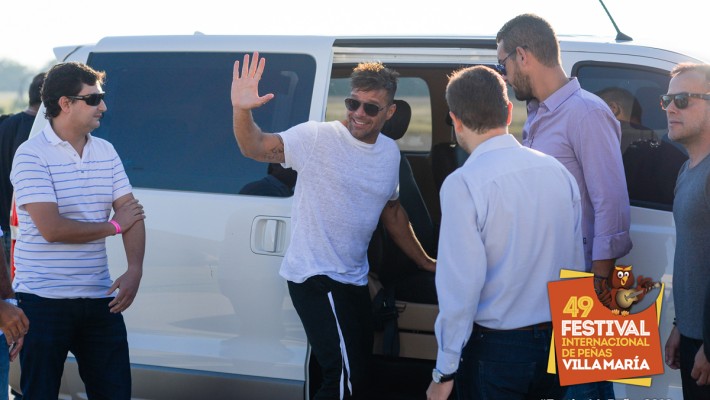 Ricky Martin llegó a Villa María